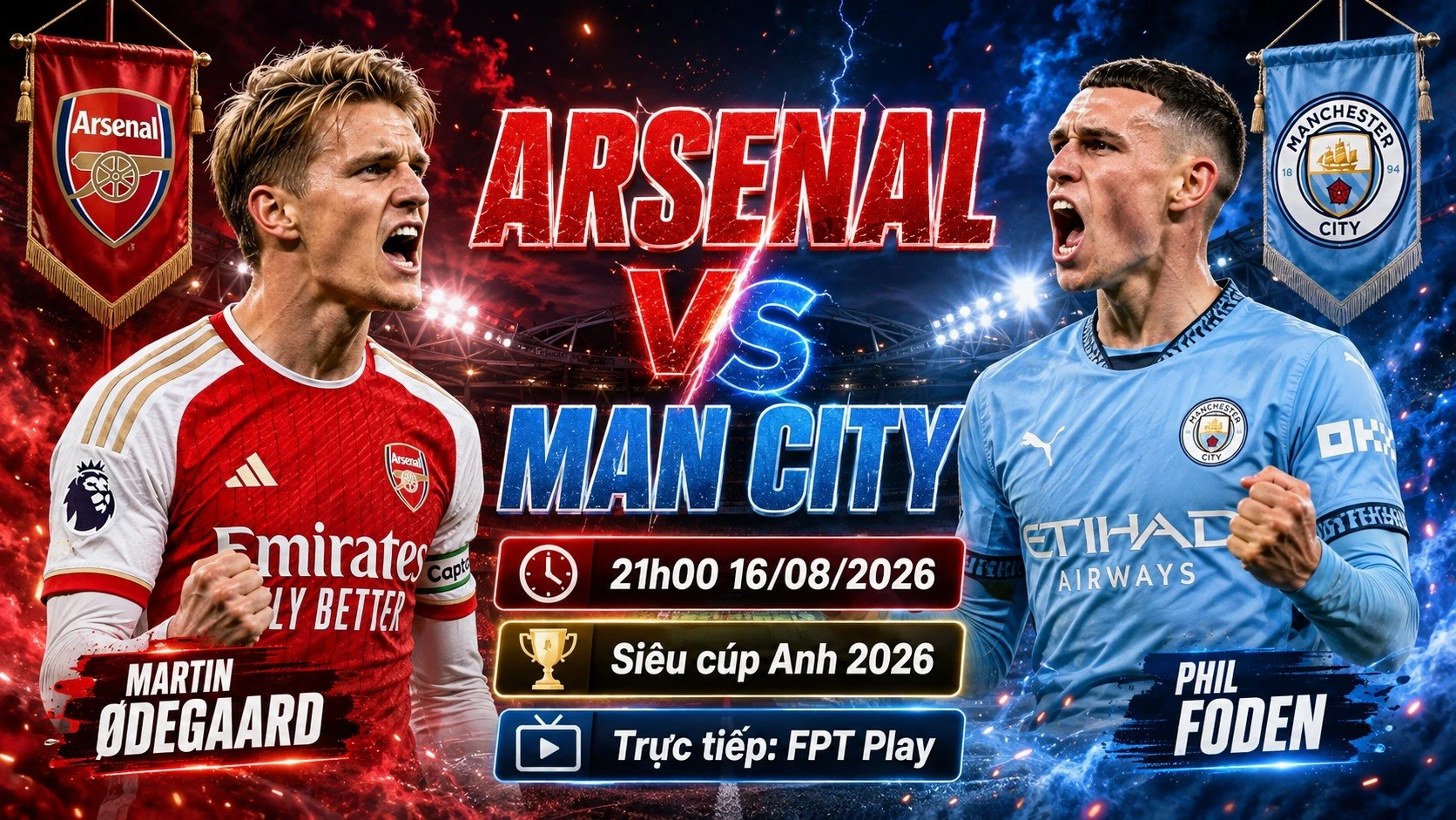 Nhận định Arsenal vs Man City: Siêu cúp Anh 2026 và góc nhìn OK9 1 Nhận định Arsenal vs Man City: Siêu cúp Anh 2026 và góc nhìn OK9