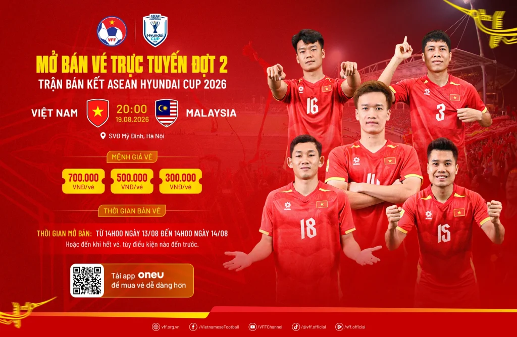 Cập nhật vé bán kết Việt Nam vs Malaysia và nhận định từ OK9